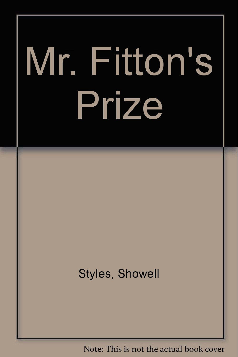 Mr. Fitton's Prize Historical Fiction