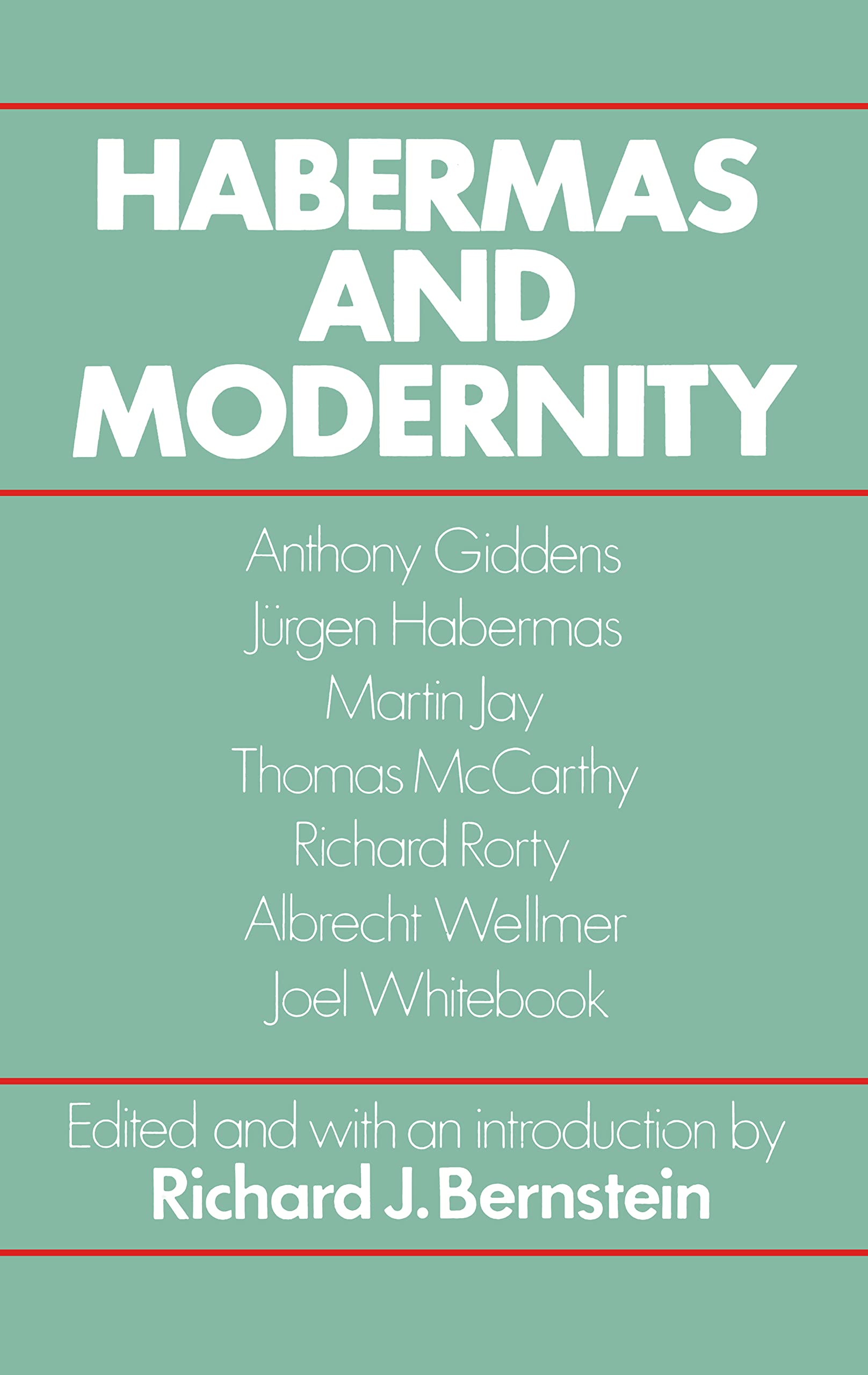 Habermas on Modernity (Studies in Contemporary German Social Thought) Law