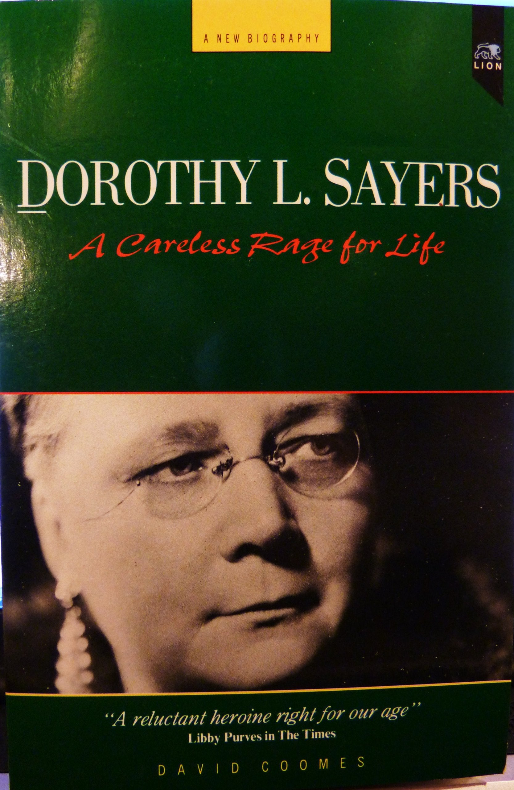 Dorothy L.Sayers: A Careless Rage for Life Contemporary literature