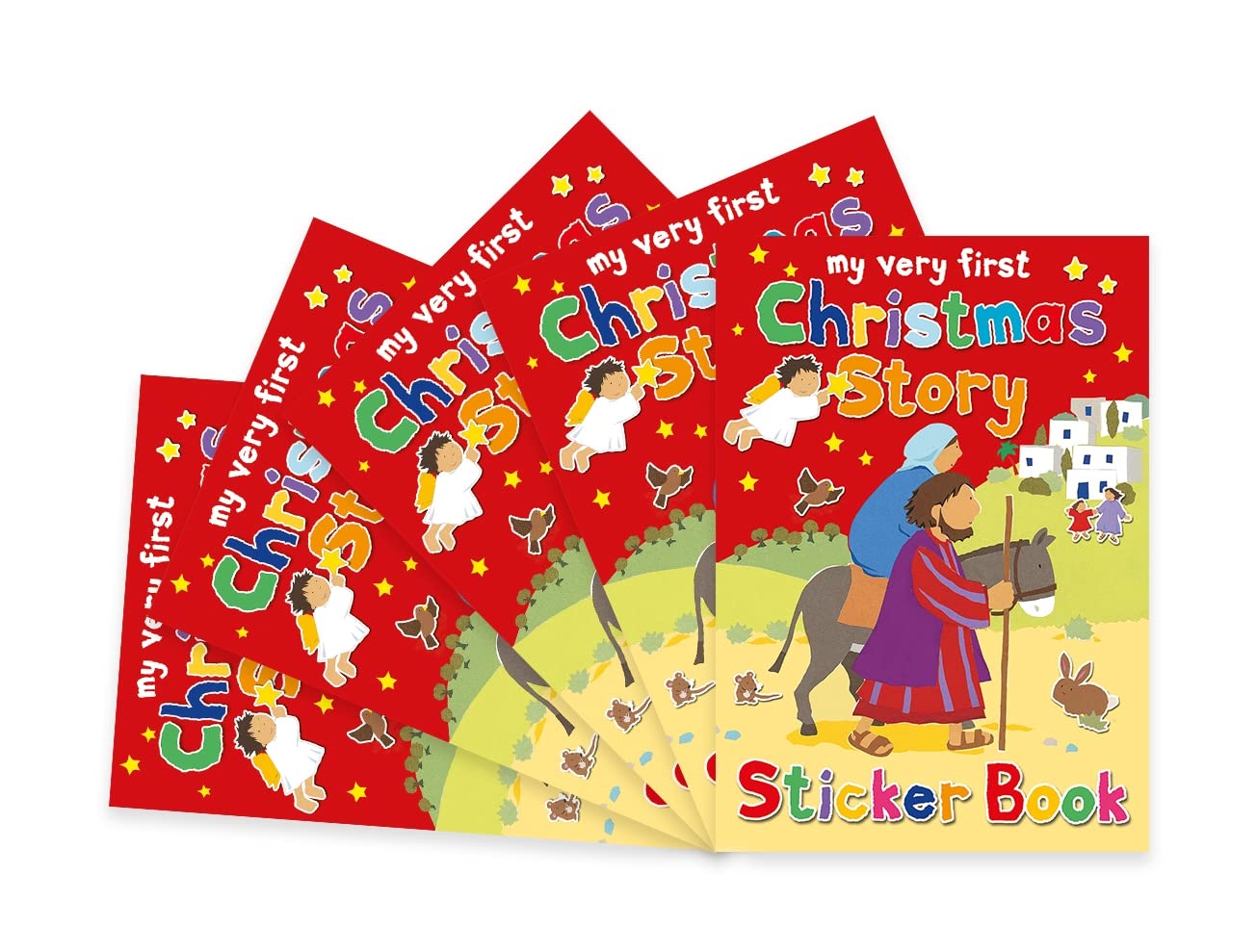 Christmas Story Sticker Book: Pack of 5 (My Very First Sticker Books) Non-fiction
