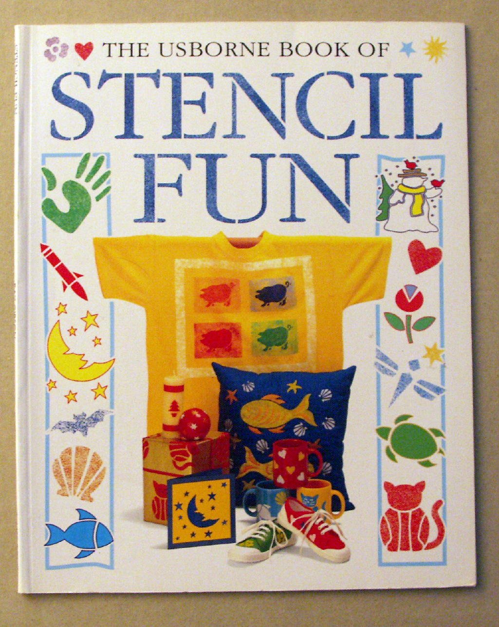 The Usborne Book of Stencil Fun book