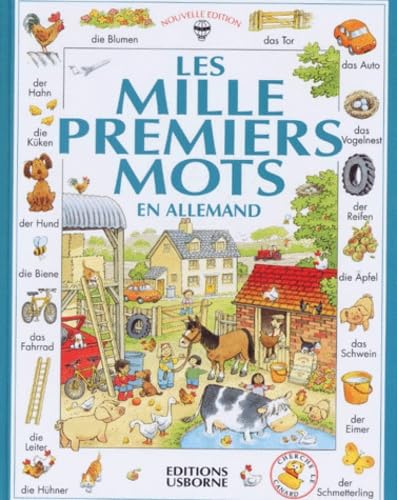 LES MILLE PREMIERS MOTS EN ALLEMAND.: Avec un guide de prononciation simplifiée Books