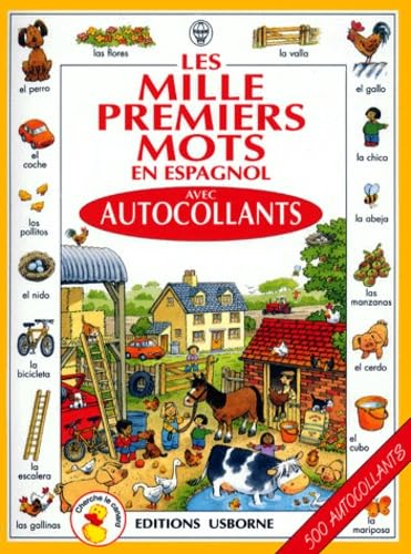Les Mille Premiers Mots En Espagnol. Avec Autocollants Books