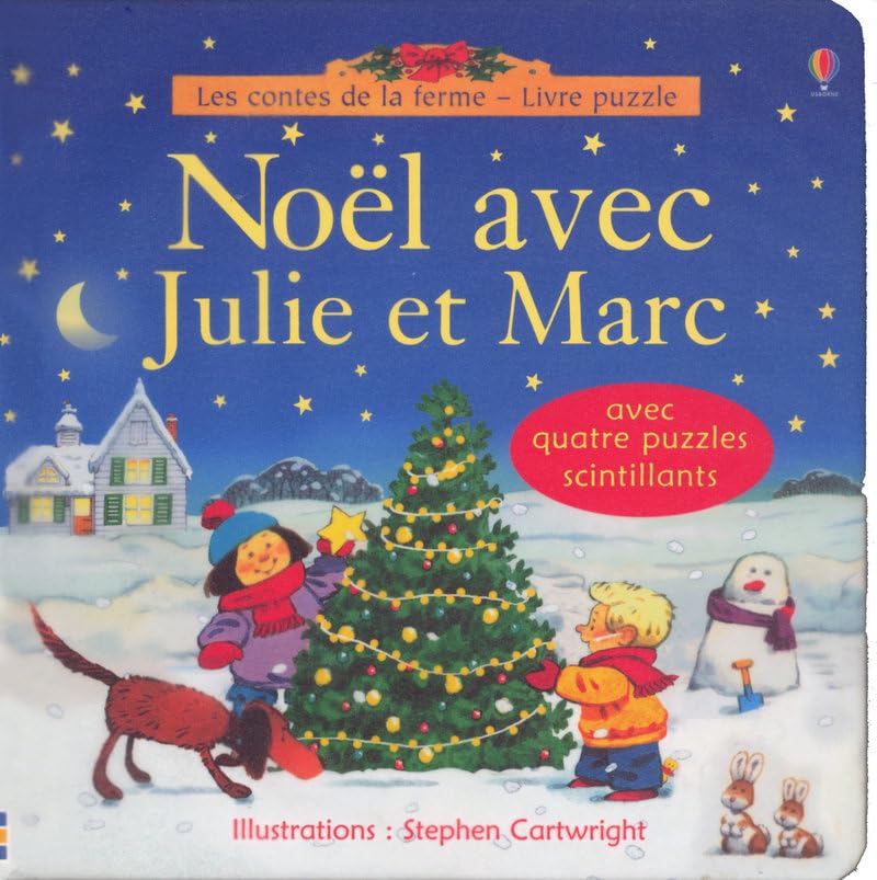 NOEL AVEC JULIE ET MARC AVEC QUATRE PUZZLES SCINTI book