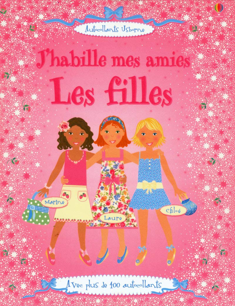 J'habille mes amies - Les filles - Autocollants Usborne Hobbies & Crafts