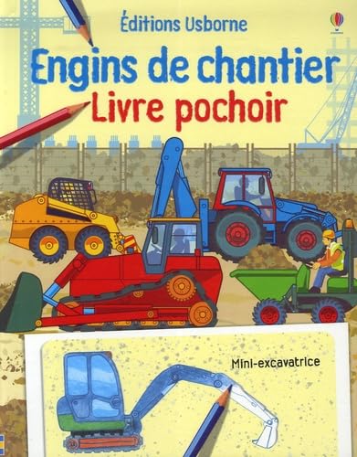 Engins de chantier: Livre pochoir book