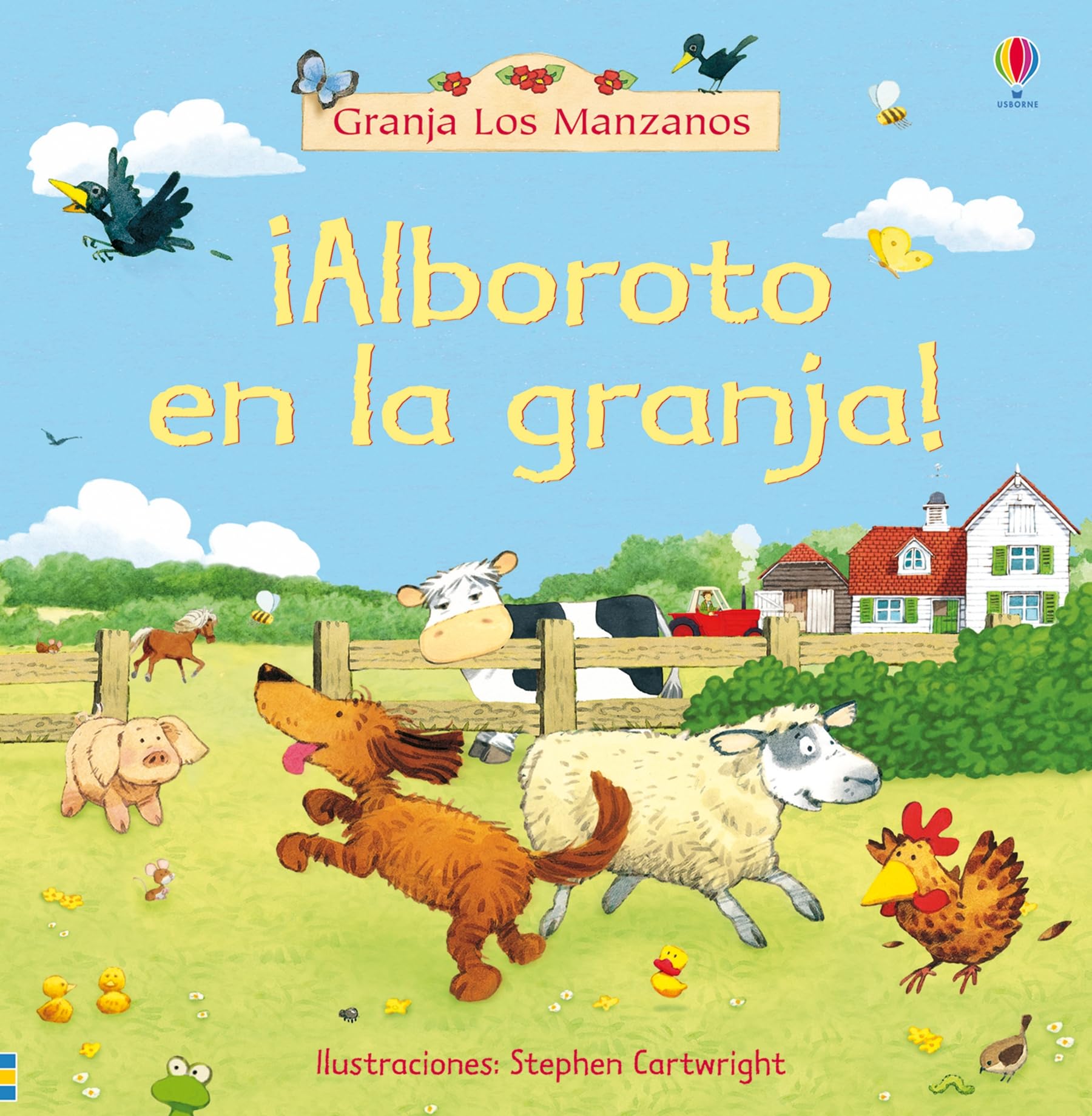 ¡Alboroto en la granja! book