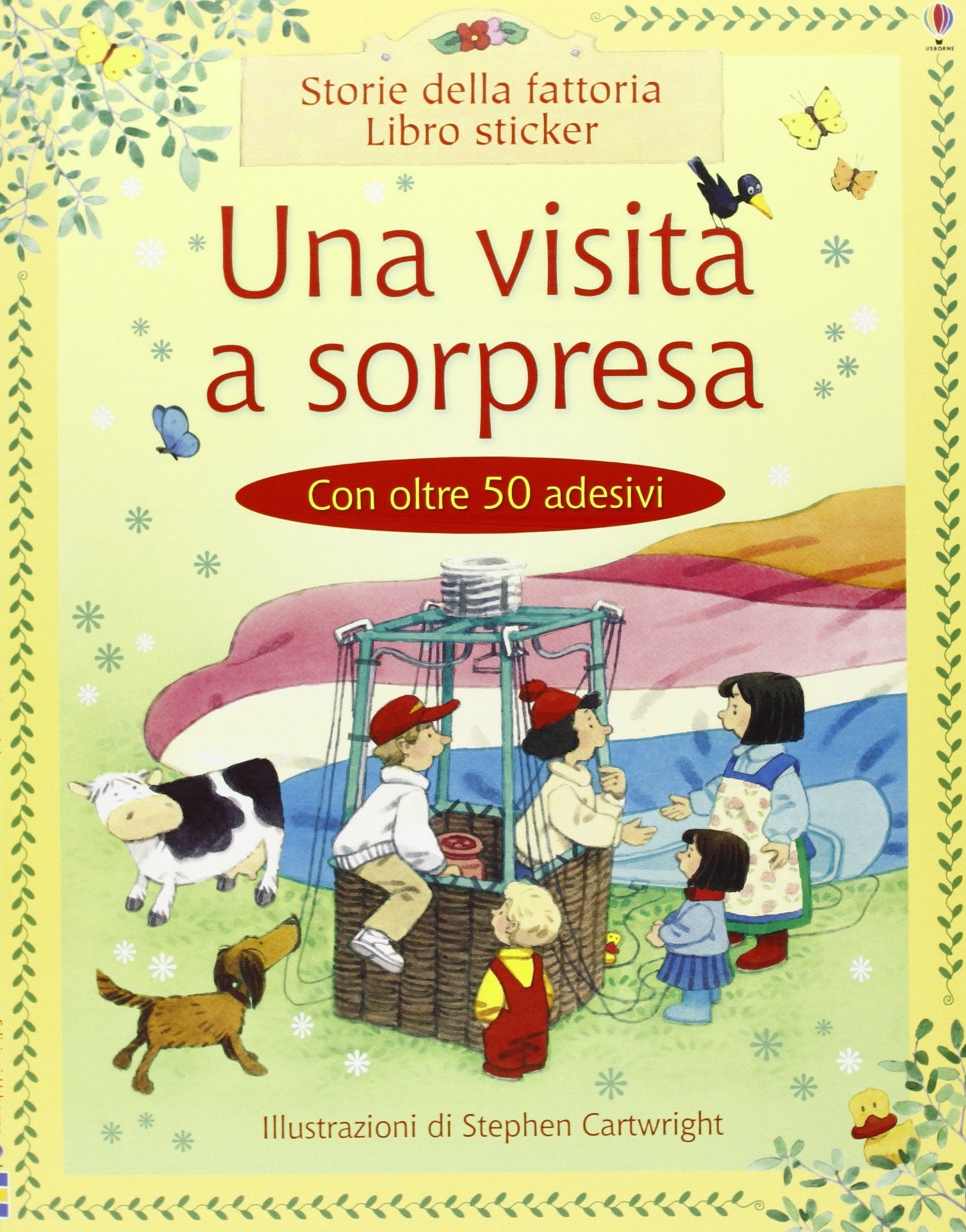 Una visita a sorpresa. Con adesivi. Ediz. illustrata book