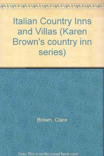 Italian Country Inns and Villas Books