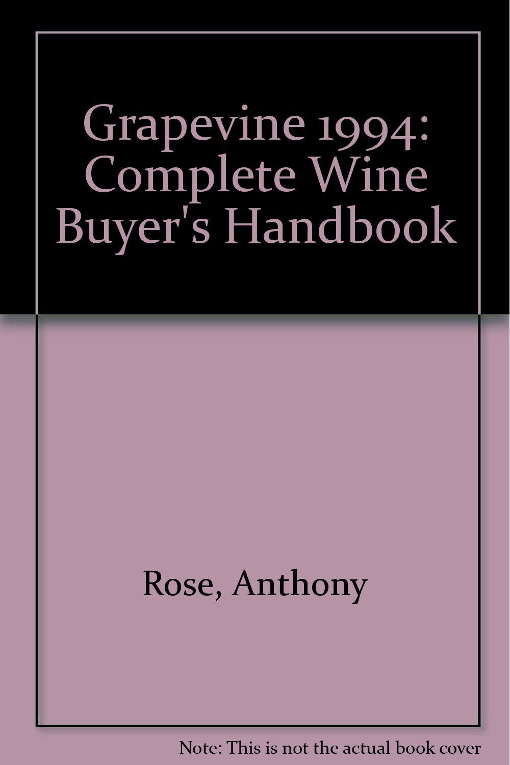 Product Image: Complete Wine Buyer's Handbook (Grapevine)