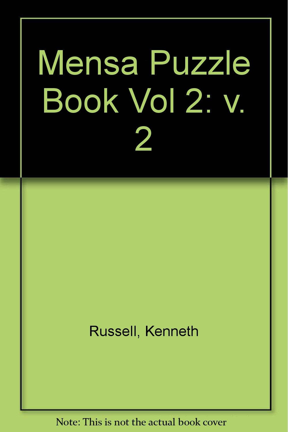 The Mensa Puzzle Book Vol 2 Leisure & Fun