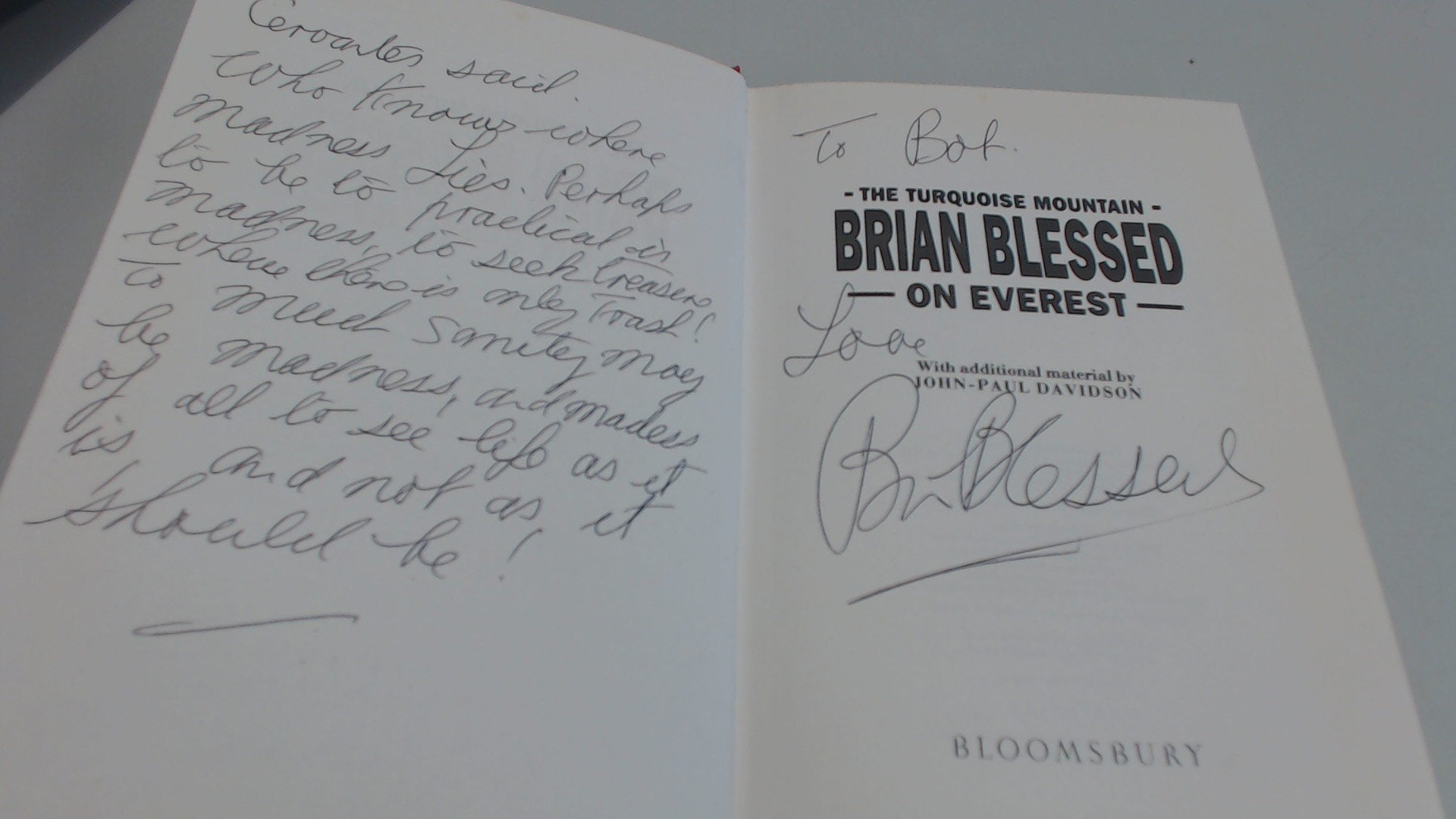 Product Image: The Turquoise Mountain: Brian Blessed on Everest