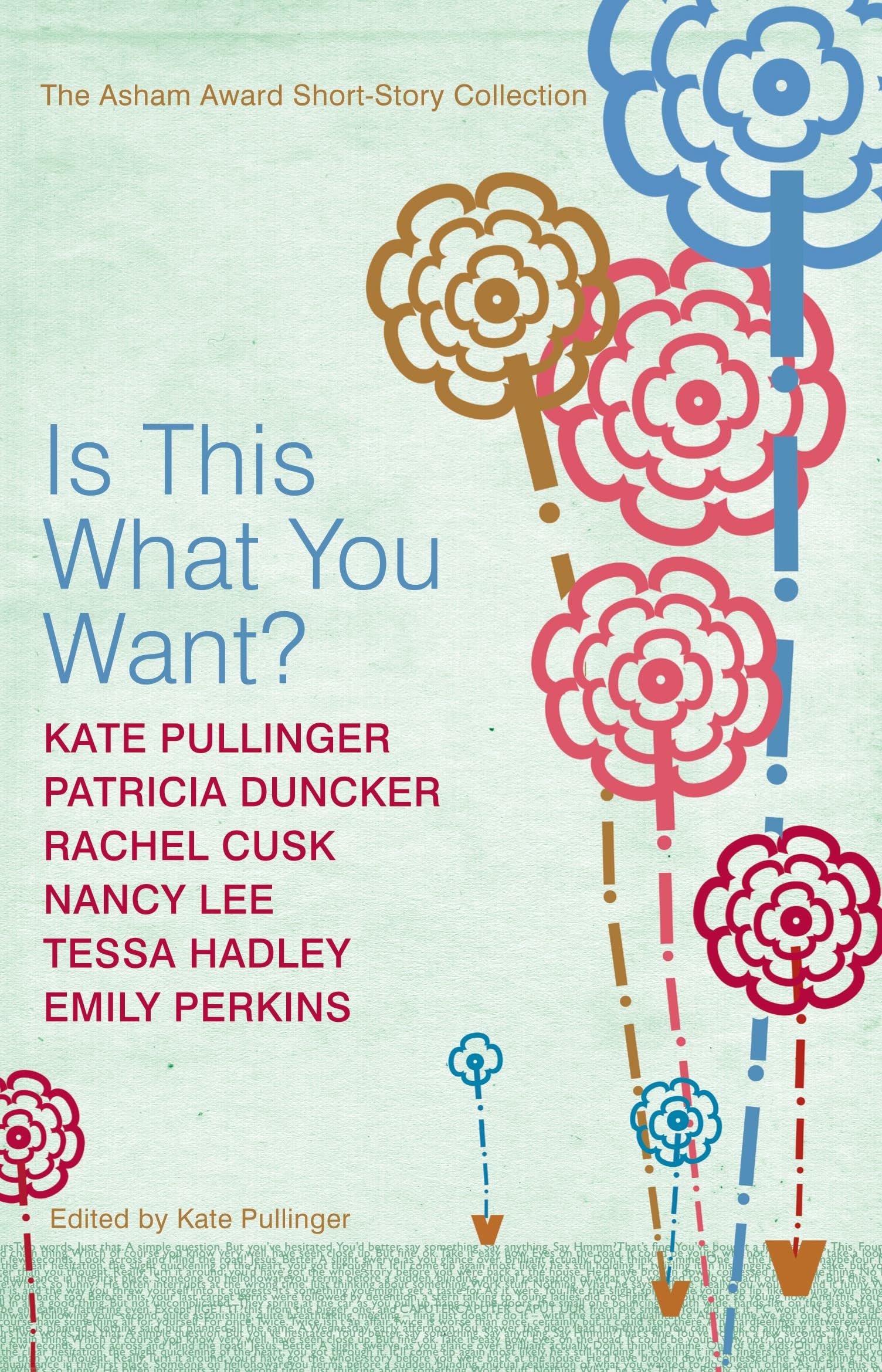 Is This What You Want?: The Asham Award Short-Story Collection Contemporary literature