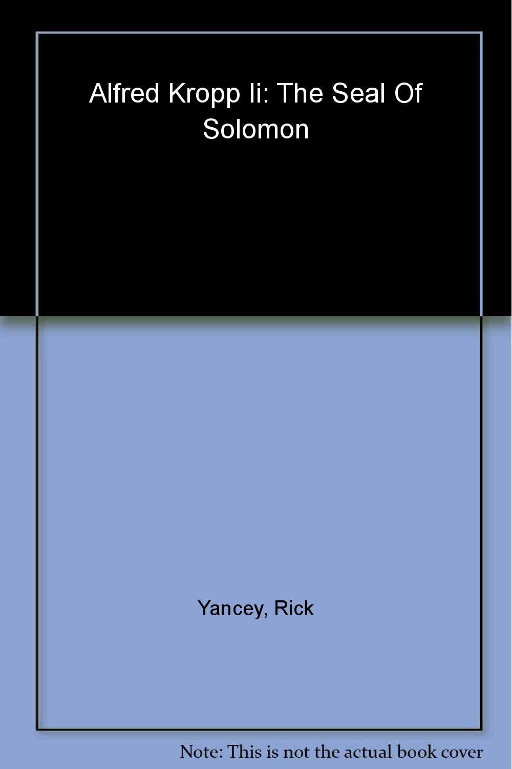 Seal of Solomon: Alfred Kropp 2 Books