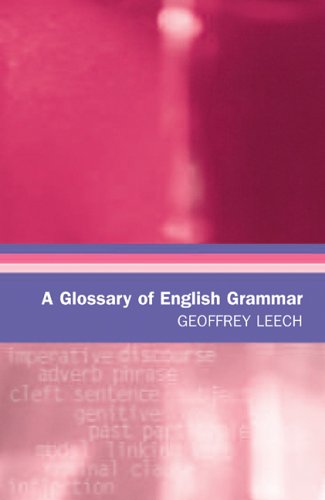 A Glossary of English Grammar Foreign Languages ​​& Dictionaries