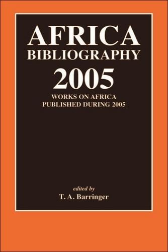 AFRICA BIBLIOGRAPHY 2005: Works on Africa Published During 2005 Social Sciences