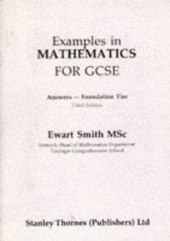 Product Image: Foundation Level (Examples in Mathematics for GCSE)