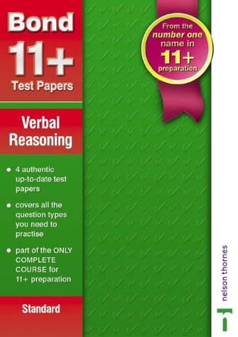 Product Image: Verbal Reasoning (Standard) (Bond Assessment Papers)