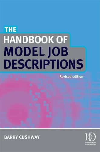 Product Image: The Handbook of Model Job Descriptions