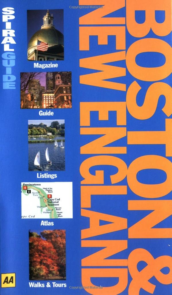 Boston and New England (AA Spiral Guides) Leisure, Home & Garden