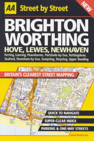 Aa Street by Street Brighton Worthing Midi Leisure, Home & Garden