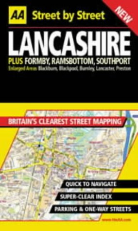 AA Street by Street Lancashire book