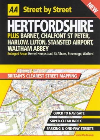 AA Street by Street Hertfordshire Leisure, Home & Garden