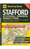 AA Street by Street Stafford book