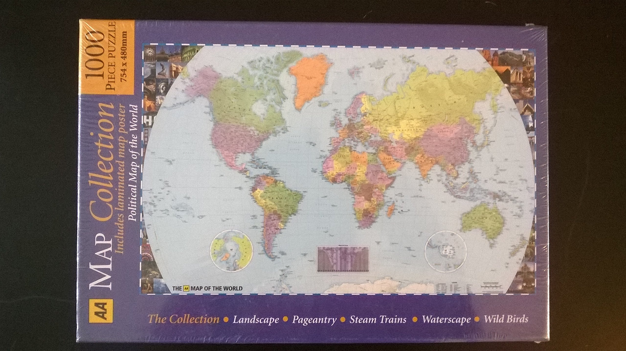 Map Collection: Political Map of the World (Aa Jigsaw Collection) book