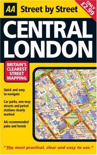 Aa Street by Street Central London Leisure, Home & Garden