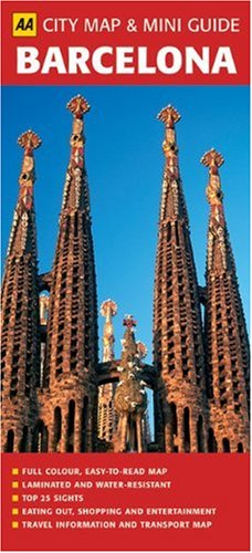 Aa Barcelona City Map & Mini Guide (AA City Maps) Leisure, Home & Garden