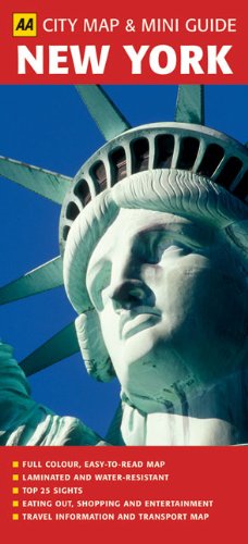 Aa New York City Map & Mini Guide (AA City Maps) Leisure, Home & Garden