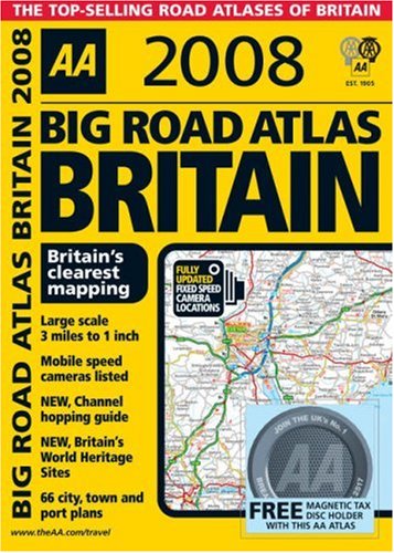 AA 2008 Big Road Atlas Britain (AA Atlases) Leisure, Home & Garden