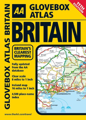 Glovebox Atlas Britain (AA Atlases S.) book