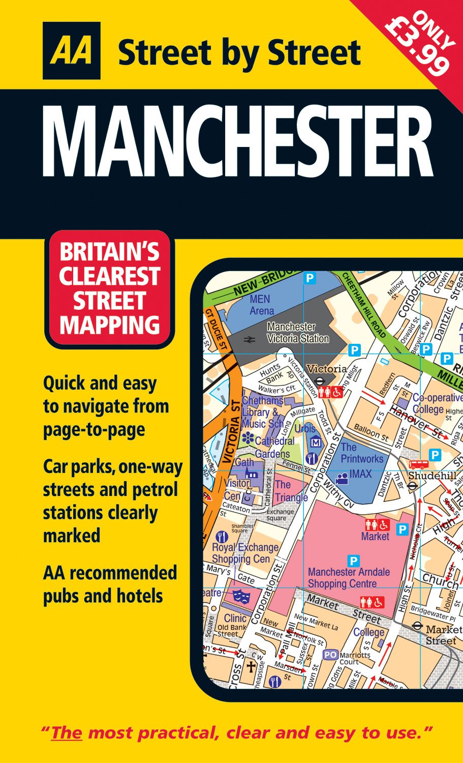 Aa Street by Street Manchester Leisure, Home & Garden