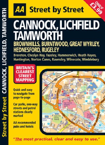 Cannock Midi (AA Street by Street) Leisure, Home & Garden