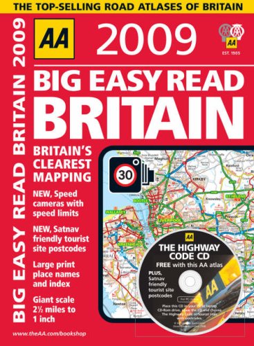 Aa Big Easy Read 2009 Britain (Aa Atlases and Maps) Leisure, Home & Garden