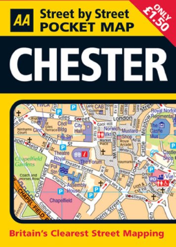 Pocket Map Chester (AA Street by Street) Maps & Plans