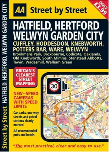 Aa Street by Street Hatfield, Hertford, Welwyn Garden City Leisure, Home & Garden