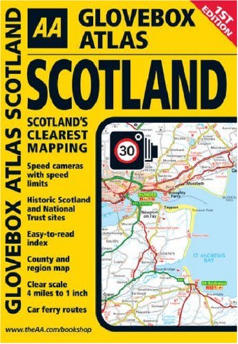 AA Glovebox Atlas Scotland (AA Atlases and Maps) Leisure, Home & Garden