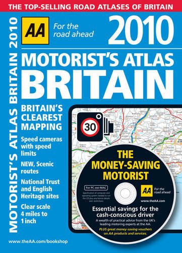 AA Motorist's Atlas Britain: Speed cameras with speed limits, Scenic routes, National Trust and English Heritage sites (AA Atlases and Maps) Leisure, Home & Garden
