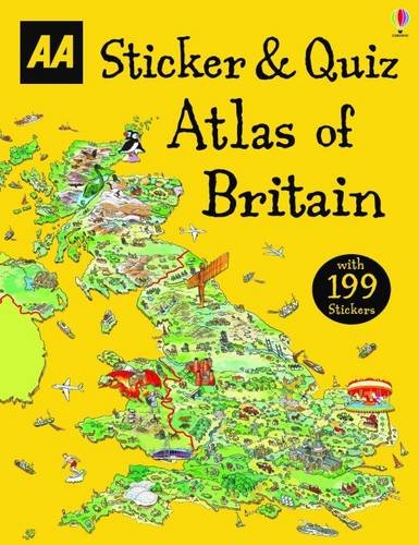 Sticker & Quiz Atlas of Britain Tiptoi & Games