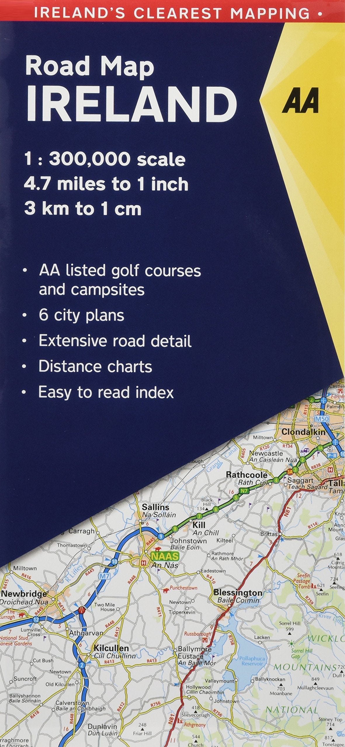 AA Road Map Straßenkarte Ireland - Irland Leisure, Home & Garden