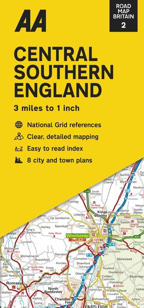 02 Central Southern England: Streetmap (Road Map Britain, 2, Band 2) Leisure, Home & Garden