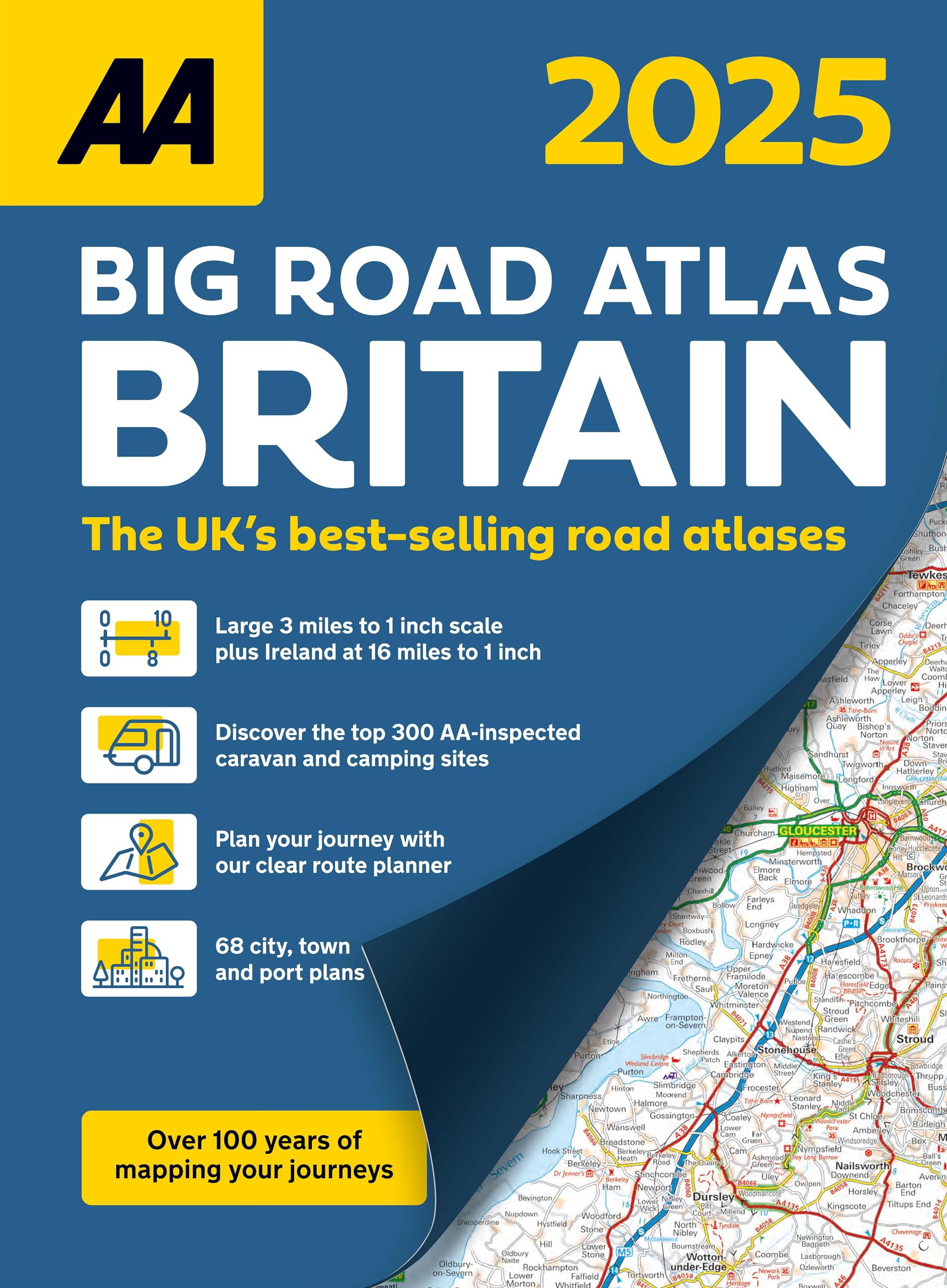 Aa Big Road Atlas Britain 2025 (Aa Road Atlas) Leisure, Home & Garden