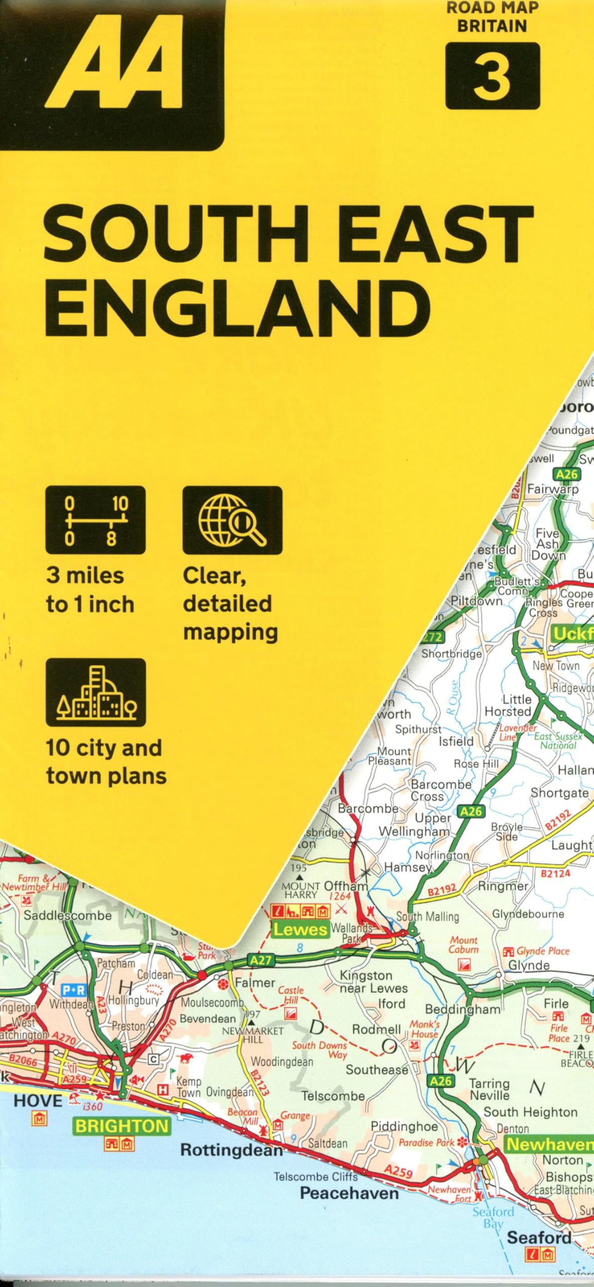 03 South East England: 1:200000 (AA Road Map Britain series, Band 3) Leisure, Home & Garden