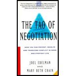 The Tao of Negotiation: How to Resolve Conflict in All Areas of Your Life Business, Finance & Career