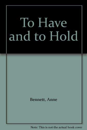 To Have And To Hold Contemporary literature