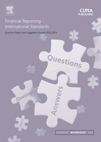 Financial Reporting International Standards May 2003 Exam Questions And Answers (CIMA May 2003 Q&As) Business, Finance & Career