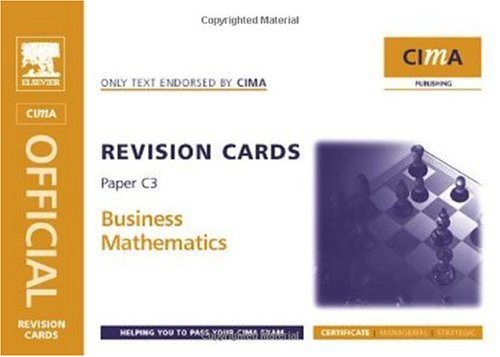 Business Mathematics (Cima Revision Cards 2005) Business, Finance & Career